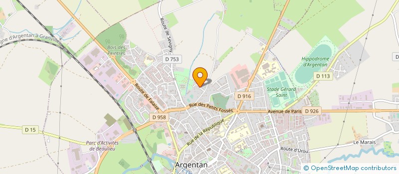 localisation de l'entreprise ECURIE HARAS DE CRENNES à GOUFFERN EN AUGE
