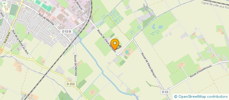 localisation de l'entreprise ECURIE HAUTE GRANGE à HAZEBROUCK
