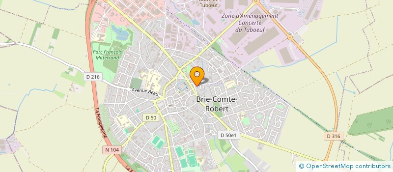 localisation de l'entreprise ECURIE HM FRANCE  BRIE-COMTE-ROBERT