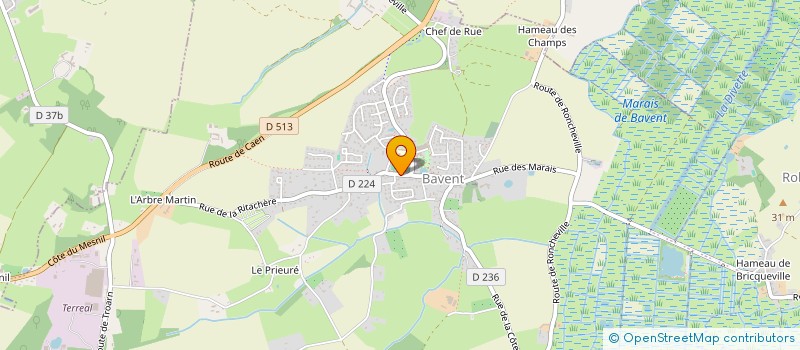 localisation de l'entreprise ECURIE HOLGAFI  BAVENT