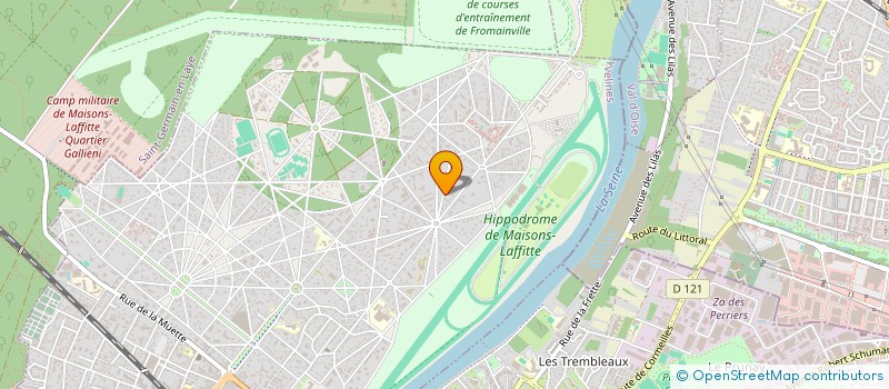 localisation de l'entreprise ECURIE HYNDERICK à MAISONS-LAFFITTE