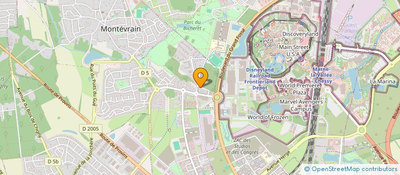 localisation de l'entreprise ECURIE IERA  MONTEVRAIN