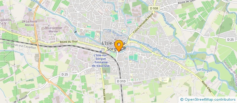 localisation de l'entreprise ECURIE INSULA  L ISLE SUR LA SORGUE