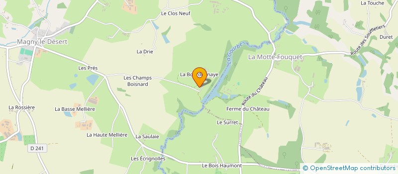 localisation de l'entreprise ECURIE J.C.-G.BEAUFILS à MAGNY-LE-DESERT
