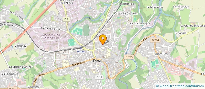 localisation de l'entreprise ECURIE J.P. RAFFRE - SOCIETE CIVILE à DINAN