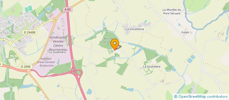 localisation de l'entreprise ECURIE JACQUES BERNEREAU à BOURNEZEAU
