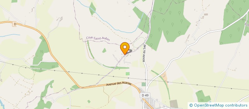 localisation de l'entreprise ECURIE JB LEMOINE à ORGERES