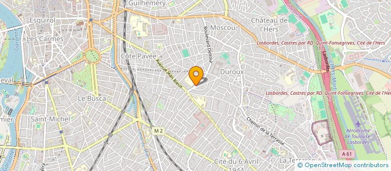 localisation de l'entreprise ECURIE JM RANCOULE à TOULOUSE