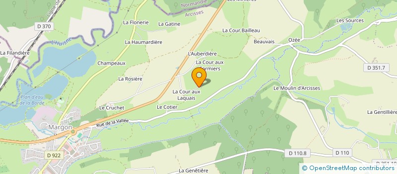localisation de l'entreprise ECURIE JOPHA à ARCISSES