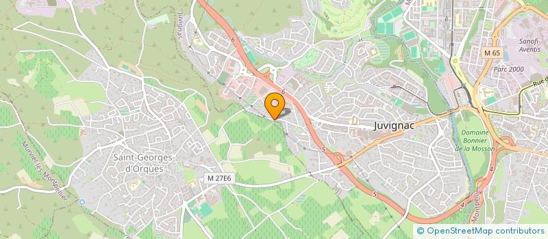 localisation de l'entreprise ECURIE JUVIGNAC à JUVIGNAC