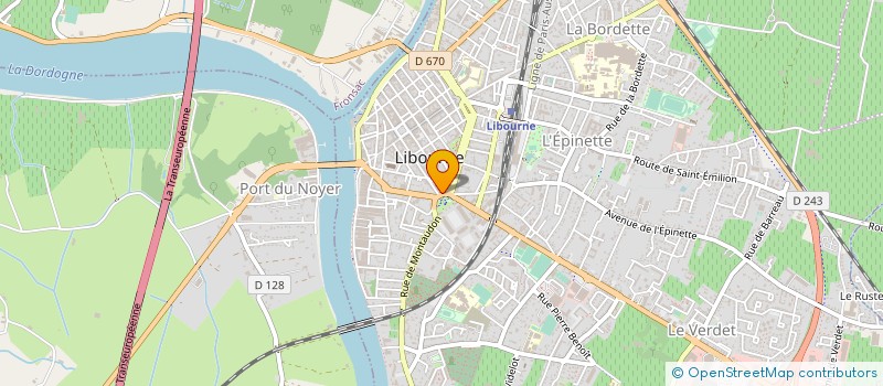 localisation de l'entreprise ECURIE KEN DATEN  LIBOURNE