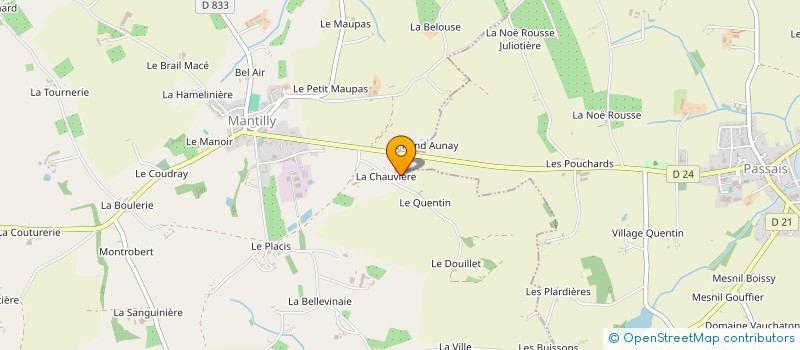 localisation de l'entreprise ECURIE LA CASBAH à PASSAIS VILLAGES