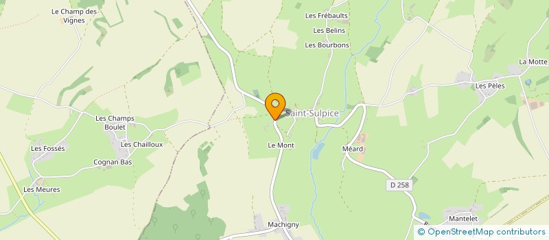 localisation de l'entreprise ECURIE LA LICORNE DES AMOGNES à SAINT-SULPICE