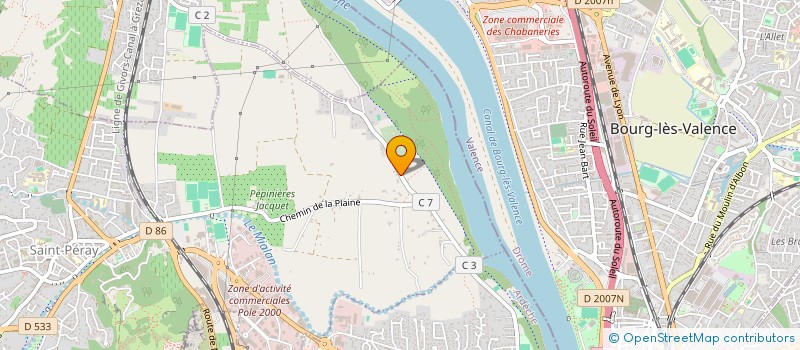 localisation de l'entreprise ECURIE LA SYRAH  SAINT-PERAY