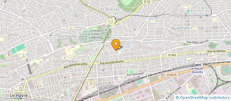 localisation de l'entreprise ECURIE LAURENT CRIBIER à LE HAVRE