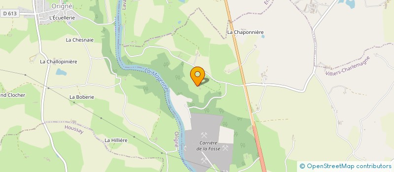 localisation de l'entreprise ECURIE LAURENT KOUBICHE EARL  VILLIERS-CHARLEMAGNE