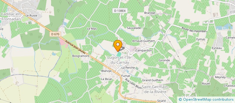 localisation de l'entreprise ECURIE LBF  LUGON-ET-L'ILE-DU-CARNAY