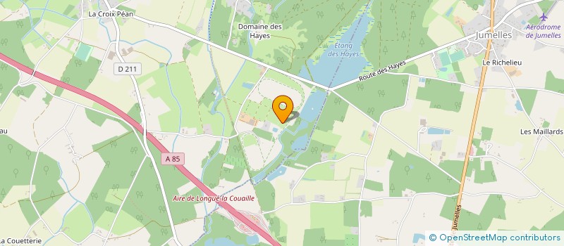 localisation de l'entreprise ECURIE LD-M. ABRIVARD  LES BOIS D'ANJOU