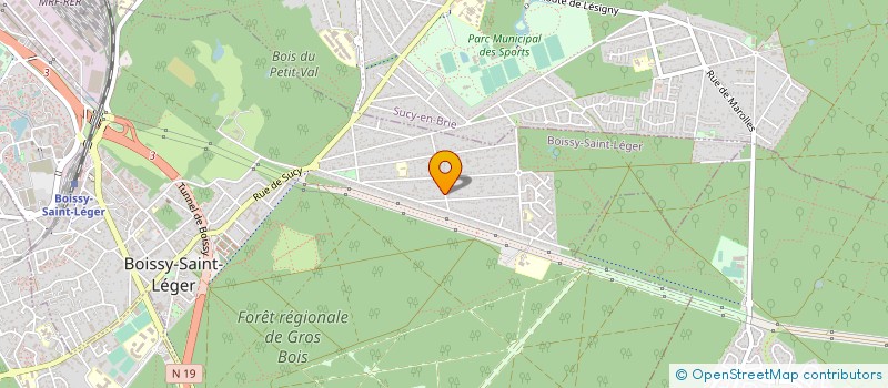 localisation de l'entreprise ECURIE LE BRAYE à BOISSY-SAINT-LEGER