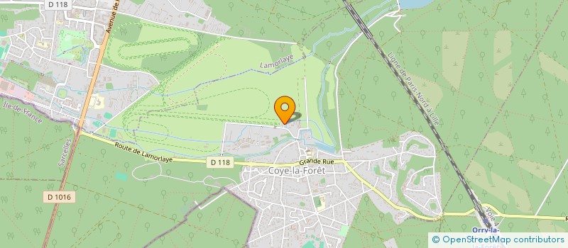 localisation de l'entreprise ECURIE LENOIR à COYE-LA-FORET