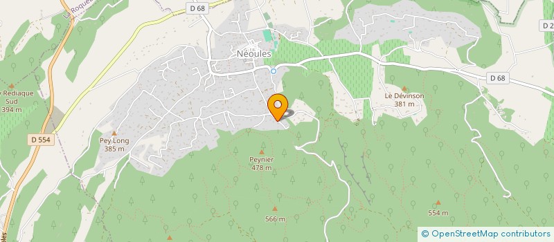 localisation de l'entreprise ECURIE LES FOUS DU VOLANT à NEOULES