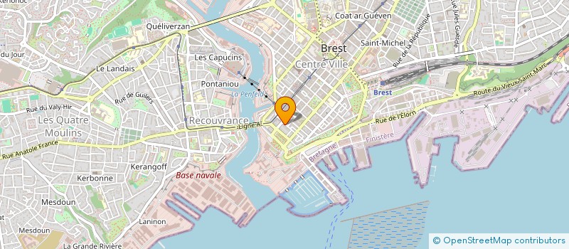 localisation de l'entreprise ECURIE LOIC APPERE à BREST