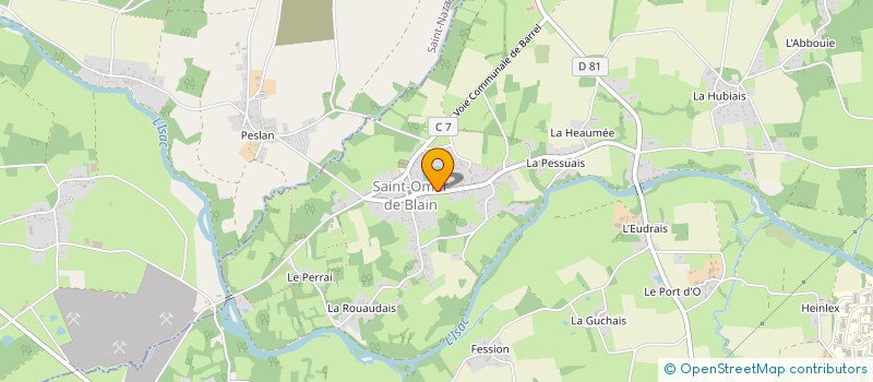 localisation de l'entreprise ECURIE LOIRE-OCEAN  FAY-DE-BRETAGNE