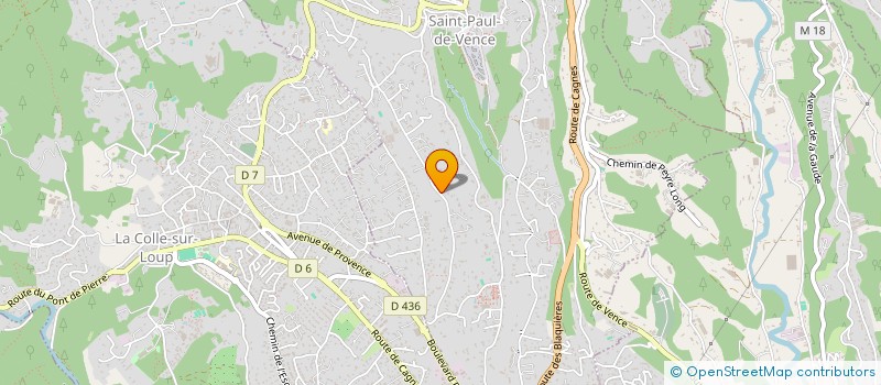 localisation de l'entreprise ECURIE LONAMAS à SAINT-PAUL-DE-VENCE