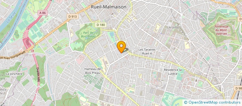 localisation de l'entreprise ECURIE LOUIS FAGALDE à RUEIL-MALMAISON