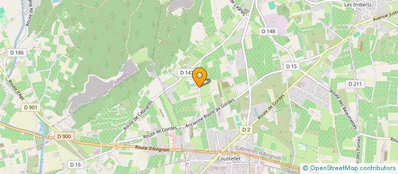 localisation de l'entreprise ECURIE LOUISE EQUISPORT  CABRIERES-D'AVIGNON