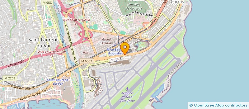 localisation de l'entreprise ECURIE LUCKY 8 RACING à NICE