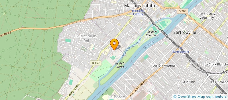 localisation de l'entreprise ECURIE LUSO HORSE à LE MESNIL-LE-ROI