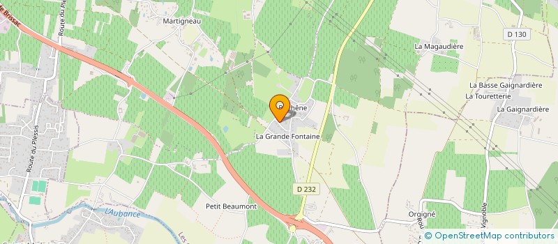 localisation de l'entreprise ECURIE M. DEMOTA  LES GARENNES SUR LOIRE