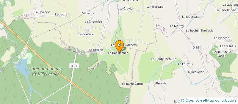 localisation de l'entreprise ECURIE MADAME LYNNE MACLENNAN  VIEUX-VIEL