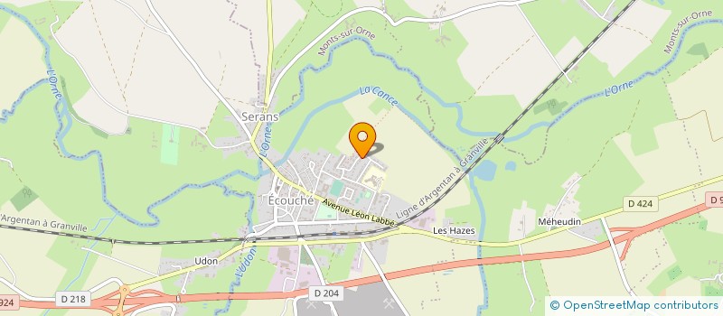 localisation de l'entreprise ECURIE MARTENS à MONTS-SUR-ORNE