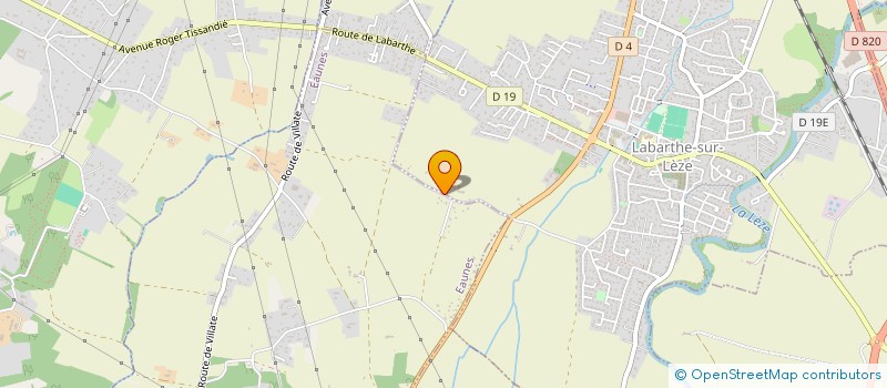 localisation de l'entreprise ECURIE MATHIEU BLANC à LABARTHE-SUR-LEZE