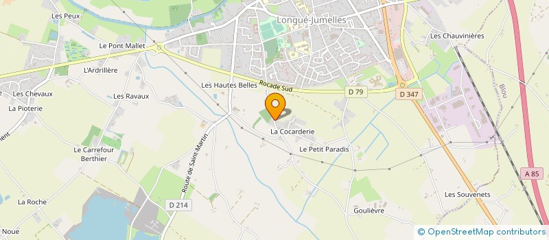 localisation de l'entreprise ECURIE MELANIE à LONGUE-JUMELLES