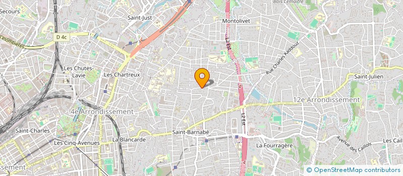 localisation de l'entreprise ECURIE MERCURE à MARSEILLE 12