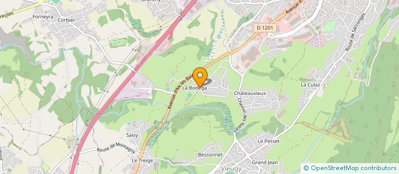 localisation de l'entreprise ECURIE MERMILLOD BARON  ANNECY