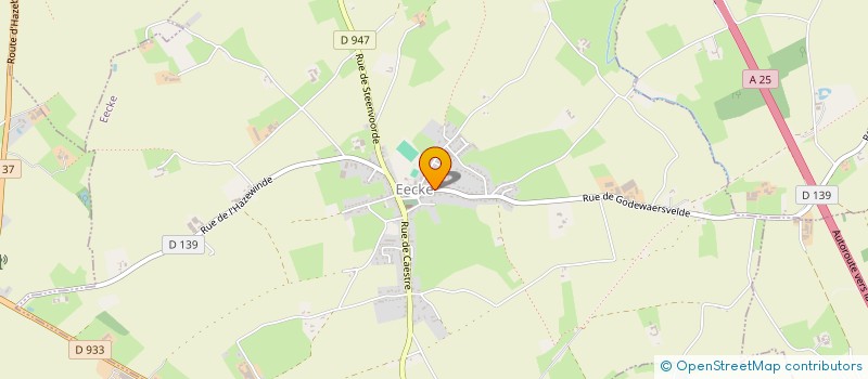 localisation de l'entreprise ECURIE MONTS DE FLANDRE à EECKE