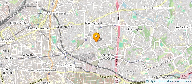 localisation de l'entreprise ECURIE MOTORS SPORT  MARSEILLE