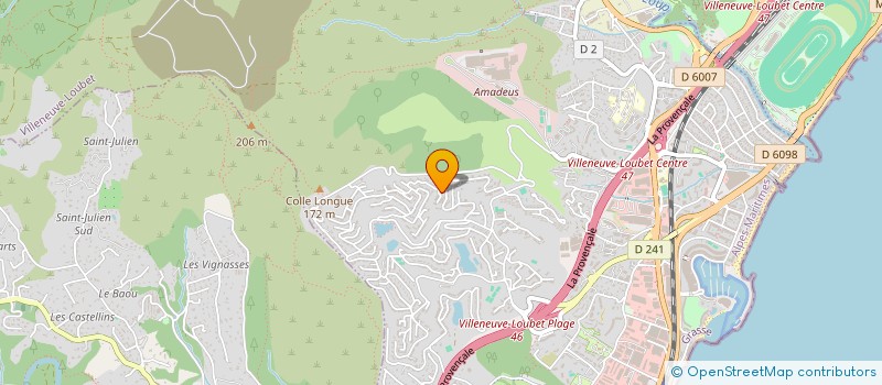 localisation de l'entreprise ECURIE NICOLAS ENSCH  VILLENEUVE-LOUBET