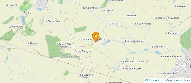 localisation de l'entreprise ECURIE NILS PACHA à CHEMILLE-EN-ANJOU