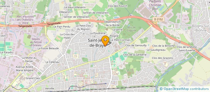 localisation de l'entreprise ECURIE NOURY JUMP  SAINT-JEAN-DE-BRAYE