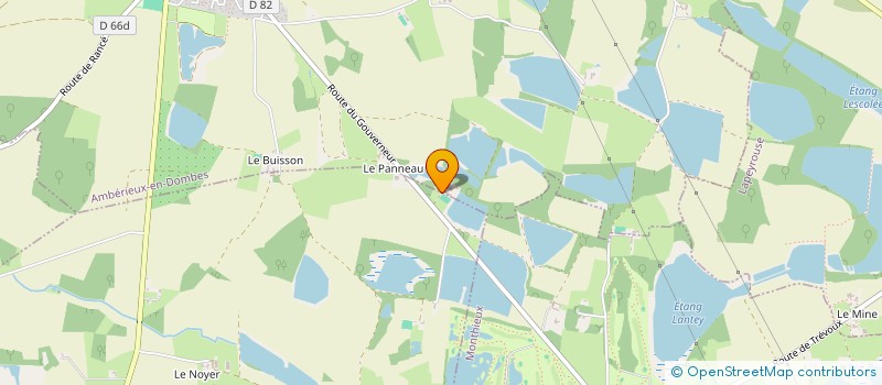 localisation de l'entreprise ECURIE OBADIA  AMBERIEUX-EN-DOMBES