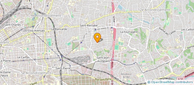 localisation de l'entreprise ECURIE OS RACING à MARSEILLE