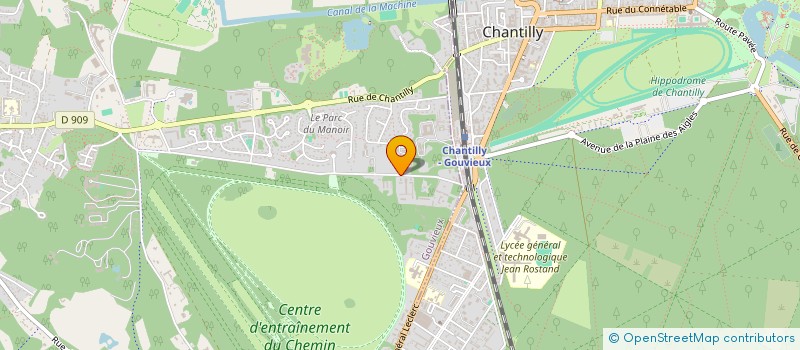 localisation de l'entreprise ECURIE OVALIE SAS  GOUVIEUX