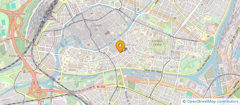 localisation de l'entreprise ECURIE PAULI IMMEUBLES à STRASBOURG