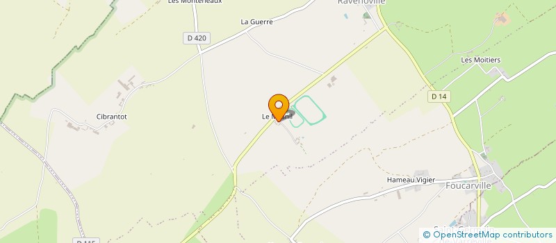 localisation de l'entreprise ECURIE PIERRE-LOUIS DESAUNETTE  SAINT-GERMAIN-DE-VARREVILLE