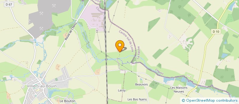 localisation de l'entreprise ECURIE PIERRE PELLEROT  VILLIERS AU BOUIN